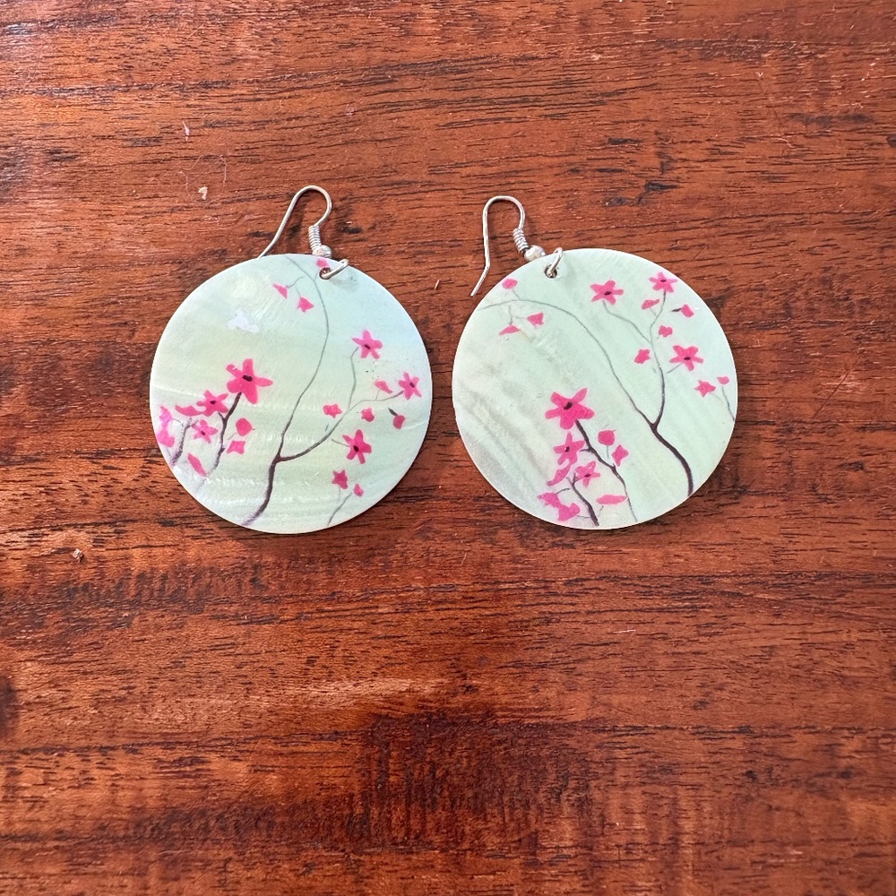 Anthropologie Shell Earrings